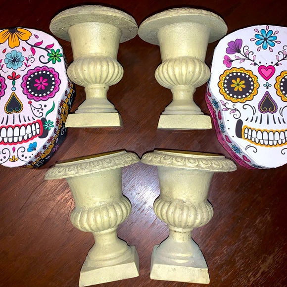 NWT’s Lancaster Market Set of 4 Candle🕯Holder’s &/Or Set of 4 Mini Planter’s🪴 - Picture 5 of 16